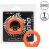 Oranžinis CalExotics Alpha Dual Support Ring Oranžinis - Flexible Liquid Silicone, 3.75 cm