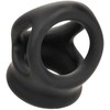 CalExotics Alpha Dual Cage Ring Juodas - Liquid Silicone Support System