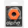 Oranžinis CalExotics Alpha Prolong Liquid Silicone Hexagonal Ring Oranžinis 2 cm