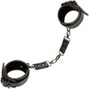 CalExotics Euphoria Vegan Leather Ankle Cuffs, Adjustable, Juodas