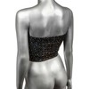 CalExotics Radiance Bandeau Top Mesh Rhinestone Universal Size Juodas
