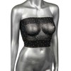 CalExotics Radiance Bandeau Top Plus Size Mesh Rhinestone 3X