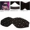 CalExotics Radiance Blackout Eye Mask with Rhinestone Accents, Juodas