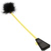 CalExotics Boundless Feather Crop Dual-Ended Faux Leather &amp; Feather 53cm