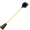 CalExotics Boundless Feather Crop Dual-Ended Faux Leather &amp; Feather 53cm