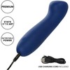 CalExotics Cashmere Satin G Mėlyna Flexible Silicone Massager 15.25 cm