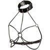 CalExotics Euphoria Multi Chain Collar Harness, Adjustable Vegan Leather