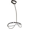 CalExotics Euphoria Chain Halter &amp; Leash Plus Size - Velvet &amp; Vegan Leather