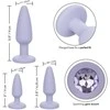Calexotics Crystal Booty Kit išmatavimų schema