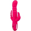 CalExotics Jack Rabbit Signature Heated Silicone Triple Fantasy Rožinė