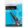 CalExotics Mini Vibro Tease Juodas - Compact Atsparus vandeniui Vibrating Plug 10cm