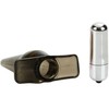 CalExotics Mini Vibro Tease Juodas - Compact Atsparus vandeniui Vibrating Plug 10cm