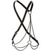 CalExotics Euphoria Multi-Chain Premium Harness Plus Size Juodas Velvet