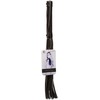 CalExotics Nocturnal Leather Flogger Juodas - Precision Handle &amp; Soft Straps