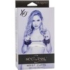 CalExotics Nocturnal Adjustable Wrist Cuffs Juodas - Double-Stitched Leather