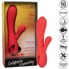 CalExotics Palisades Passion Raudona Heated Silicone Massager 11.5cm