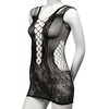 CalExotics Scandal Peek-A-Boo Mesh Mini Dress One Size Juodas
