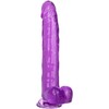 CalExotics Size Queen Intimate Machine Violetinė 25.5 cm Flexible TPR