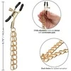 Calexotics Ride Em Denim Nipple Clamps Gold