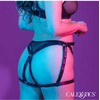 CalExotics Euphoria Plus Size Adjustable Riding Thigh Harness - Juodas Velvet