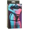 CalExotics Euphoria Plus Size Adjustable Riding Thigh Harness - Juodas Velvet