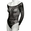 CalExotics Scandal Mesh Lace Shoulder Bodysuit One Size Juodas