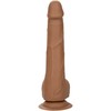 CalExotics Silicone Studs 20 cm Brown - Flexible Anatomical Model with Suction Base