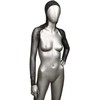 CalExotics Radiance Hooded Mesh Shrug Plus Size with Rhinestone Detail