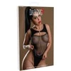 Daring Intimates Juodos spalvos kombinezonas su aukštu juosmeniu