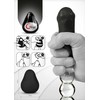 G-VIBE Gvibe G-Egg Juodas Textured Silicone Compact Intimate Sleeve 6.5cm