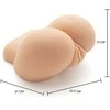 Hidden Desire ACT Intimate Machine Big Ass TPR Dual Channel with Brown Vibrator 21cm