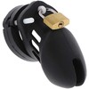 Hidden Desire Extreme Silicone Chastity System S Juodas 6.5cm