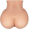 ACT Fat Ass Anatomical Intimate Machine Large TPE Atsparus vandeniui Juodas