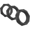 Hidden Desire Heavy C-Ring Set Juodas