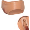 Hidden Desire Alter Ego Open Brief Low Waist Silicone Panty S-L Flesh