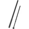 Hidden Desire Ribbed Penis Dilator Set 2 pcs Juodas