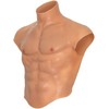 HIDDEN DESIRE ALTER EGO Silicone Male Torso Shirt with Abs, Flesh, S-L