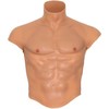 HIDDEN DESIRE ALTER EGO Silicone Male Torso Shirt with Abs, Flesh, S-L