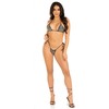 Leg Avenue Sets Leg Avenue Diamonds Bikini Juodas - Two-Piece Rhinestone Swimwear Set