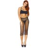 Leg Avenue Dresses Leg Avenue Crystalized Fishnet Multidress Juodas One Size - Versatile Design