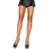 Leg Avenue Europe Leg Avenue Juodas Diamond Mesh Pantyhose Adjustable One Size