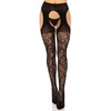 Leg Avenue Hosiery Leg Avenue Lace Suspender Stockings Juodas One Size - Elegant Design