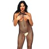 Leg Avenue Bodystockings Leg Avenue Bodystocking Model 714718011509 Juodas Seamless Mesh Open Design