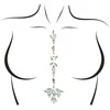 Leg Avenue Europe Leg Avenue Jade Iridescent Adhesive Body Jewels Set - Skin-Friendly Decoration