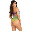 Leg Avenue Bodystockings Leg Avenue Bodysuit Ocean Ombre - Twisted Halter, Multicolor, One Size
