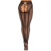 Leg Avenue Hosiery Leg Avenue Pėdkelnės be tarpkojų su nugarine siūle O/S