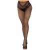 Leg Avenue Hosiery Leg Avenue Pėdkelnės be tarpkojų su nugarine siūle O/S