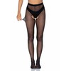 Leg Avenue Hosiery Leg Avenue Plus Size Nylon Panties with Open Crotch - Juodas, 100% Nylon