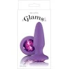 Ns novelties Glams Gem Plug Violetinė