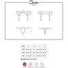 Obsessive - Charms Garter Belt &amp; Thong Juodas L/XL